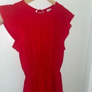 Wilfred / Aritizia Red Romper XS
